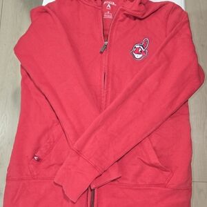 Antigua Bright Red Kids Hoodie